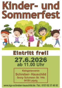 Mehr über den Artikel erfahren Kinder und Sommerfest 2026